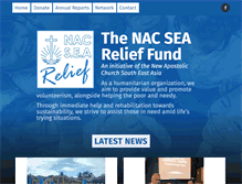 Tablet Screenshot of nacsearelief.org